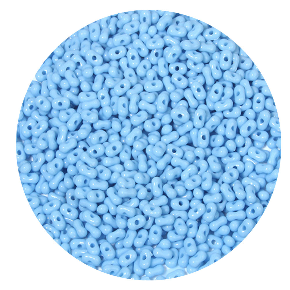 10g Solid Color Acrylic Pearlescent Peanut Beads 4*6mm
