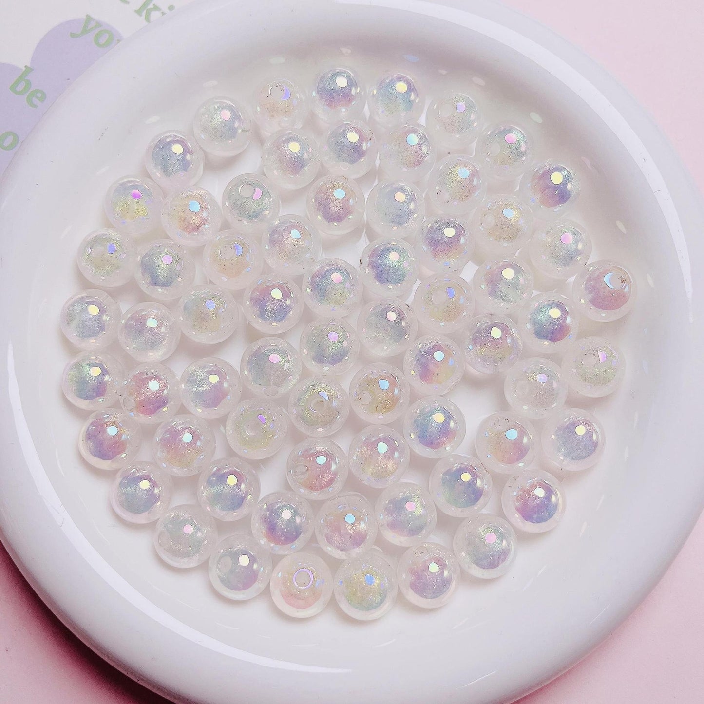 16mm UV Galaxy Luminous beads