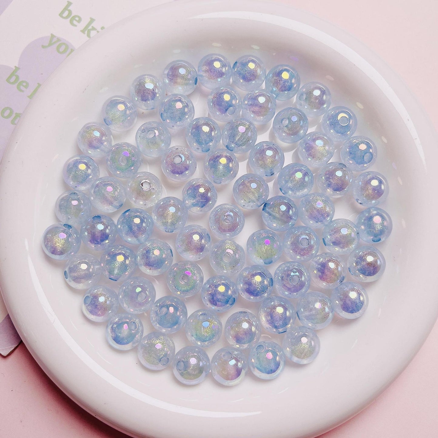 16mm UV Galaxy Luminous beads