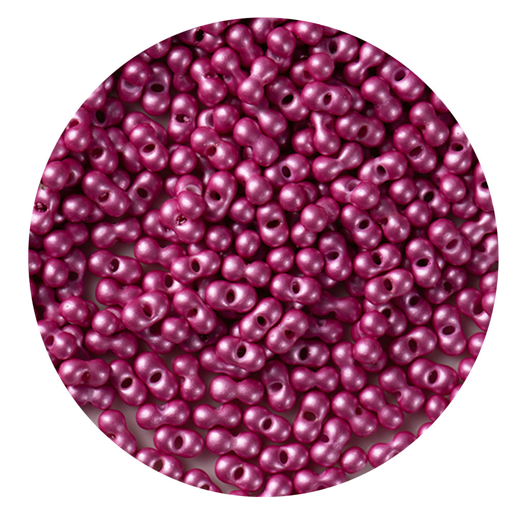 30g Glass Pearlescent Peanut Beads 3*6mm
