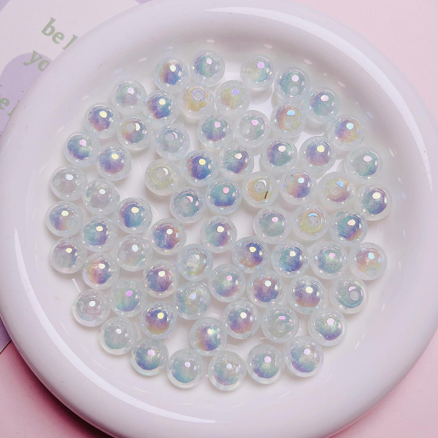 16mm UV Galaxy Luminous beads