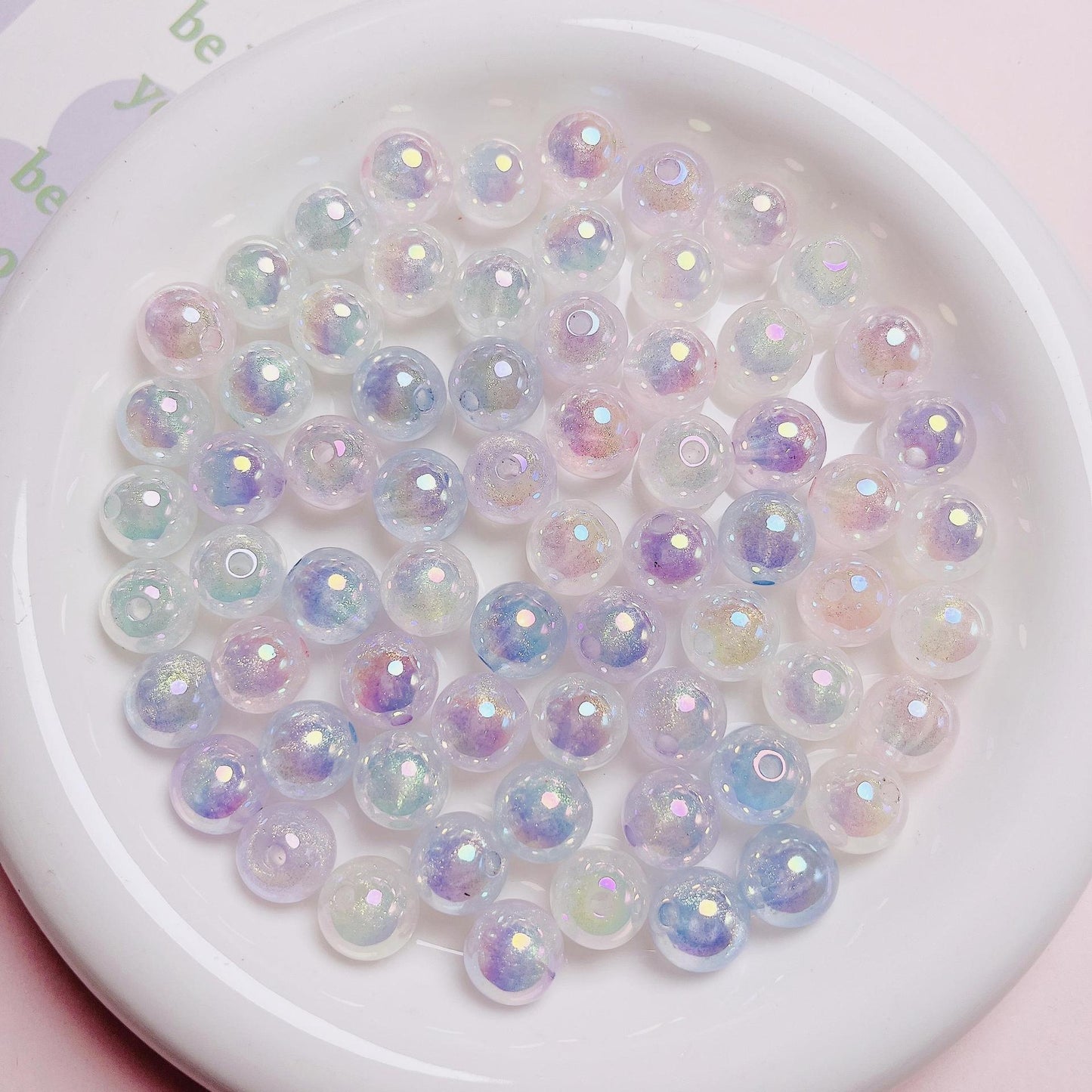 16mm UV Galaxy Luminous beads