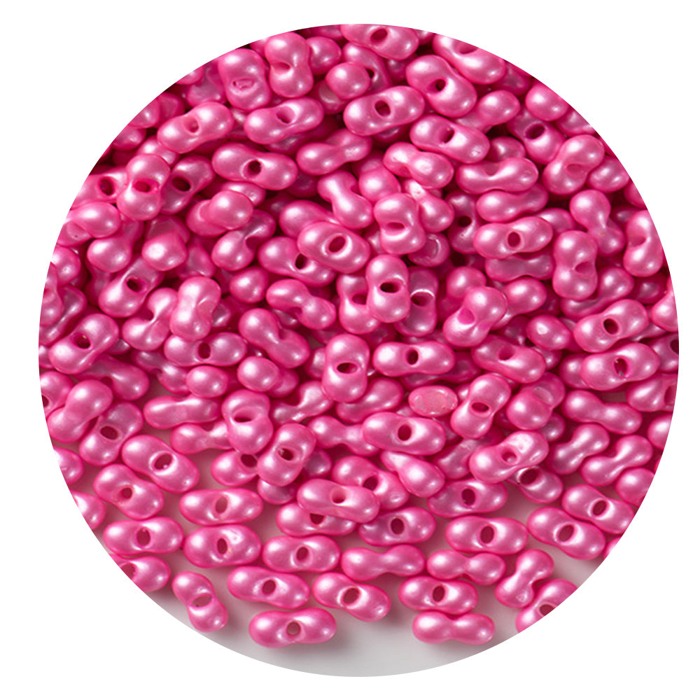 30g Glass Pearlescent Peanut Beads 3*6mm