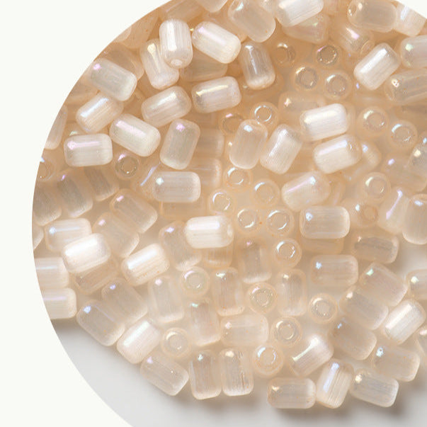 4x6mm Cat Eye Color Jujube Seed Beads