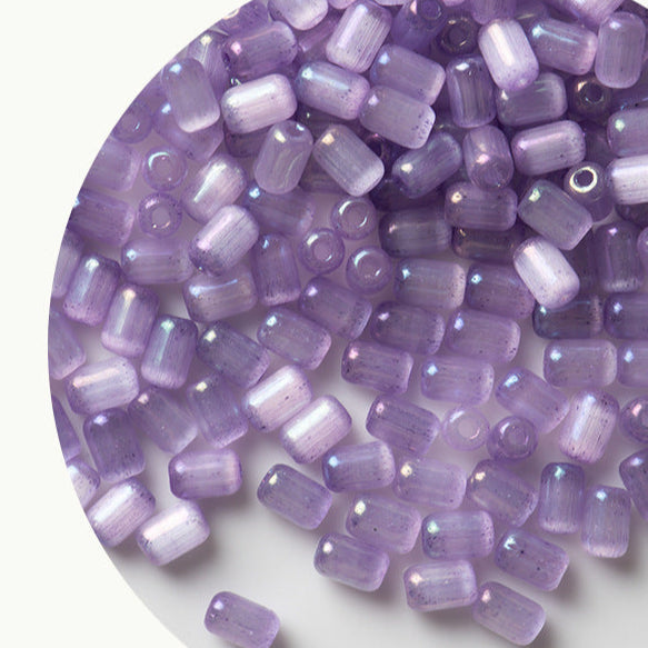 4x6mm Cat Eye Color Jujube Seed Beads