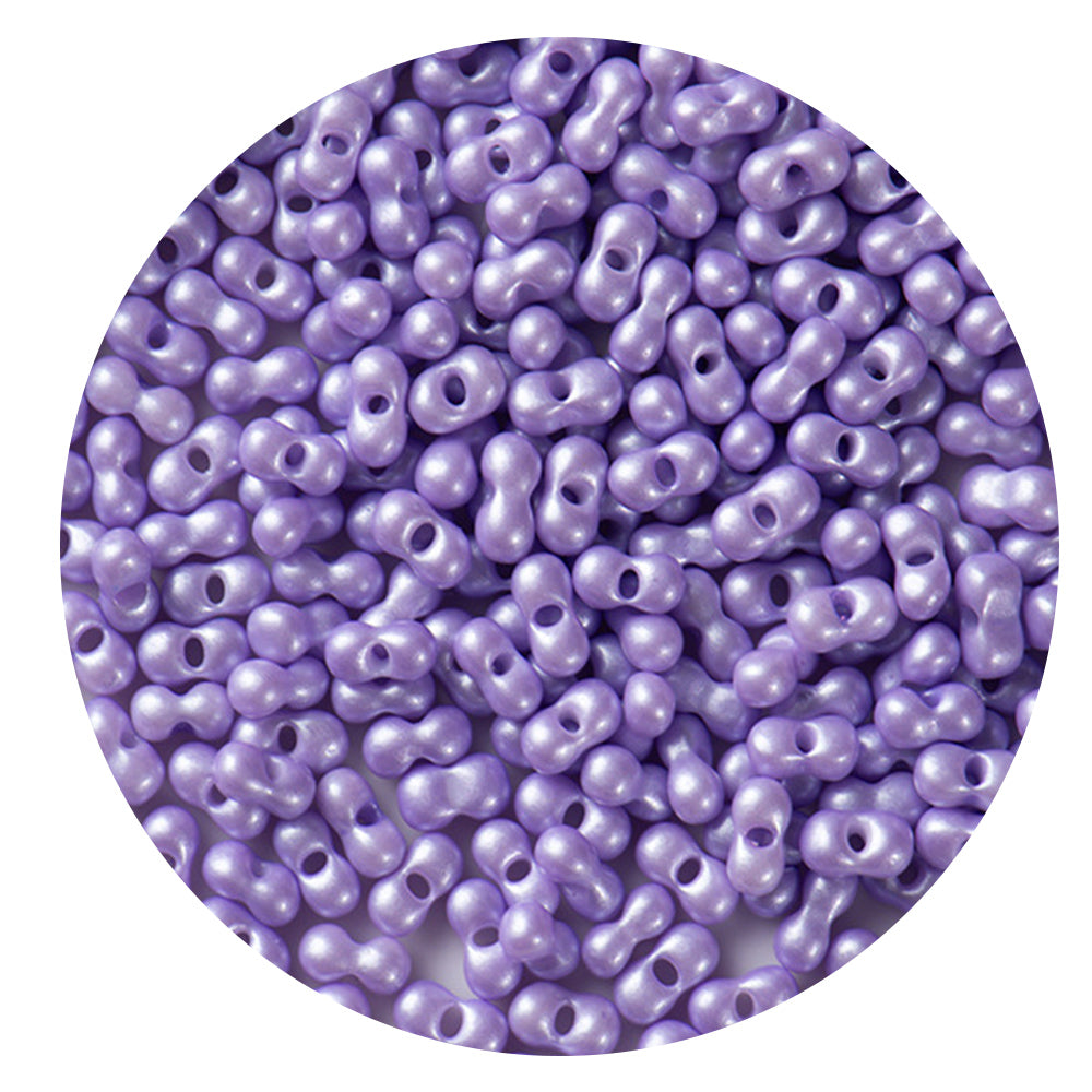30g Glass Pearlescent Peanut Beads 3*6mm