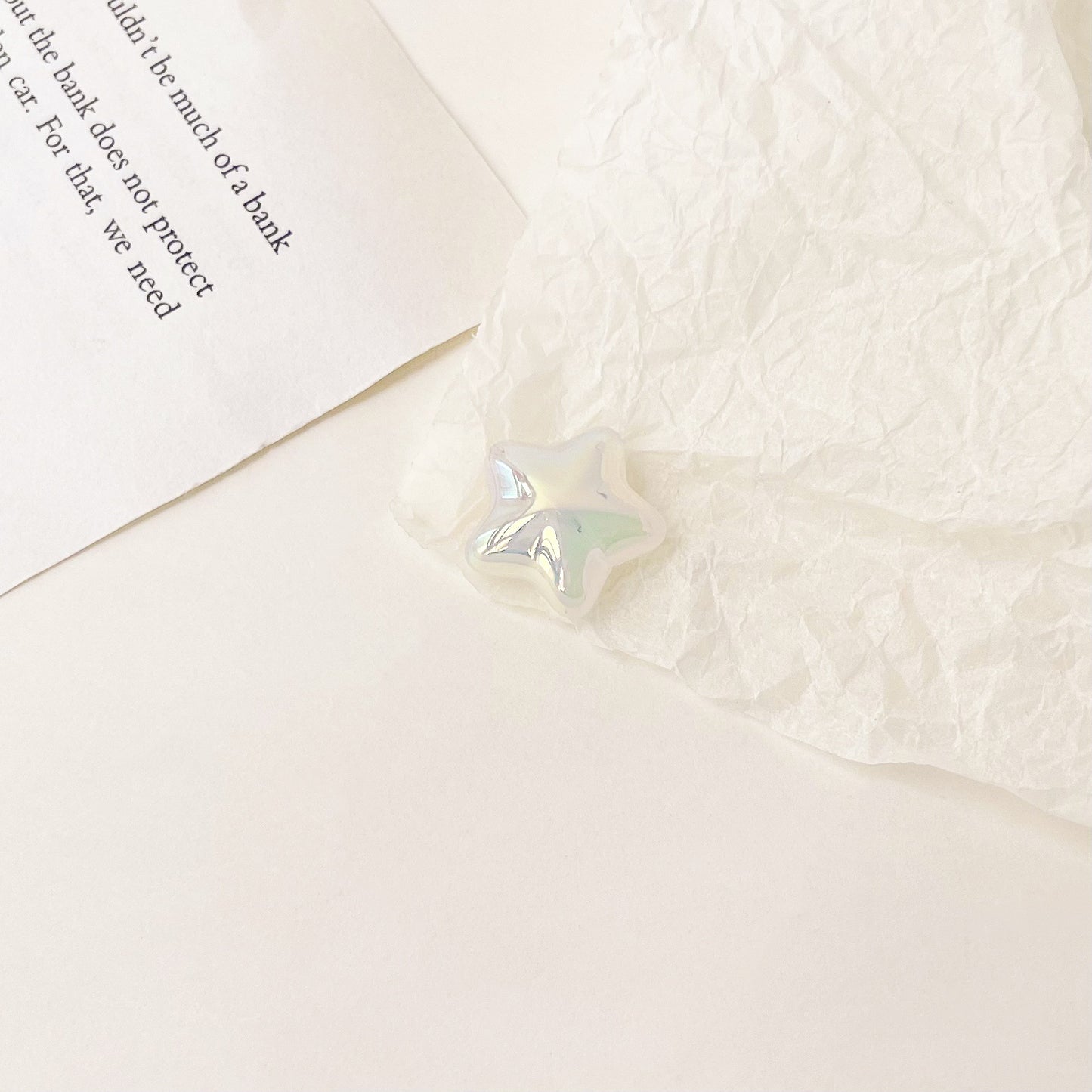 UV Jelly Star Acrylic Beads