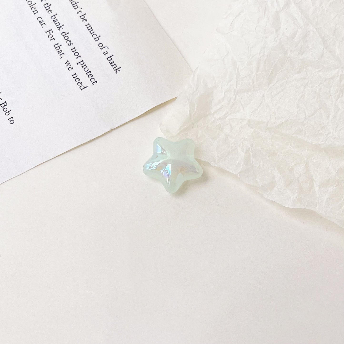 UV Jelly Star Acrylic Beads