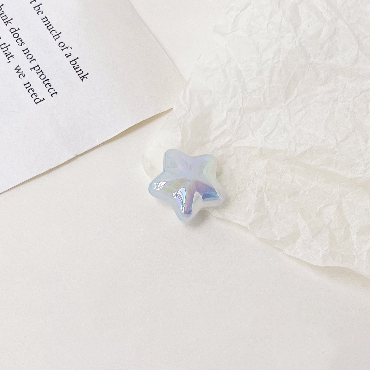 UV Jelly Star Acrylic Beads