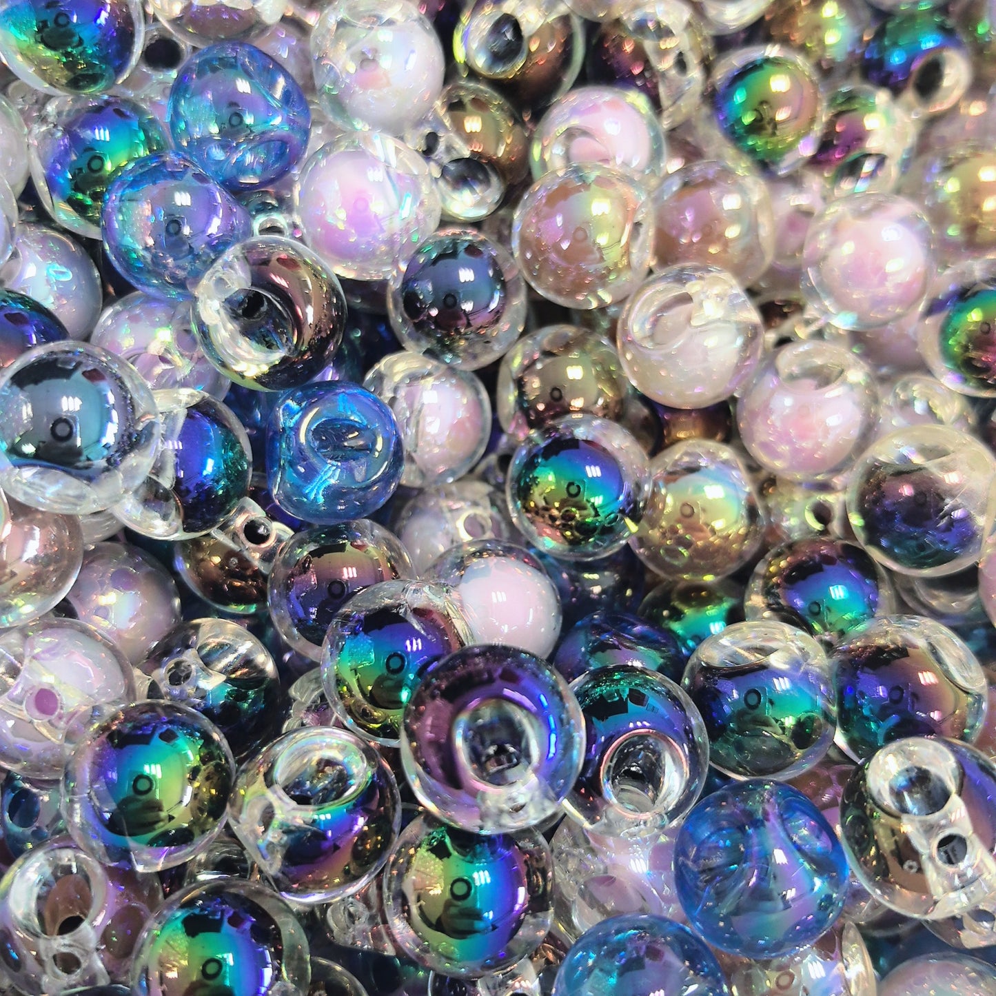 LIVE MIX Random Galaxy Luminous Jelly Pendant Beads