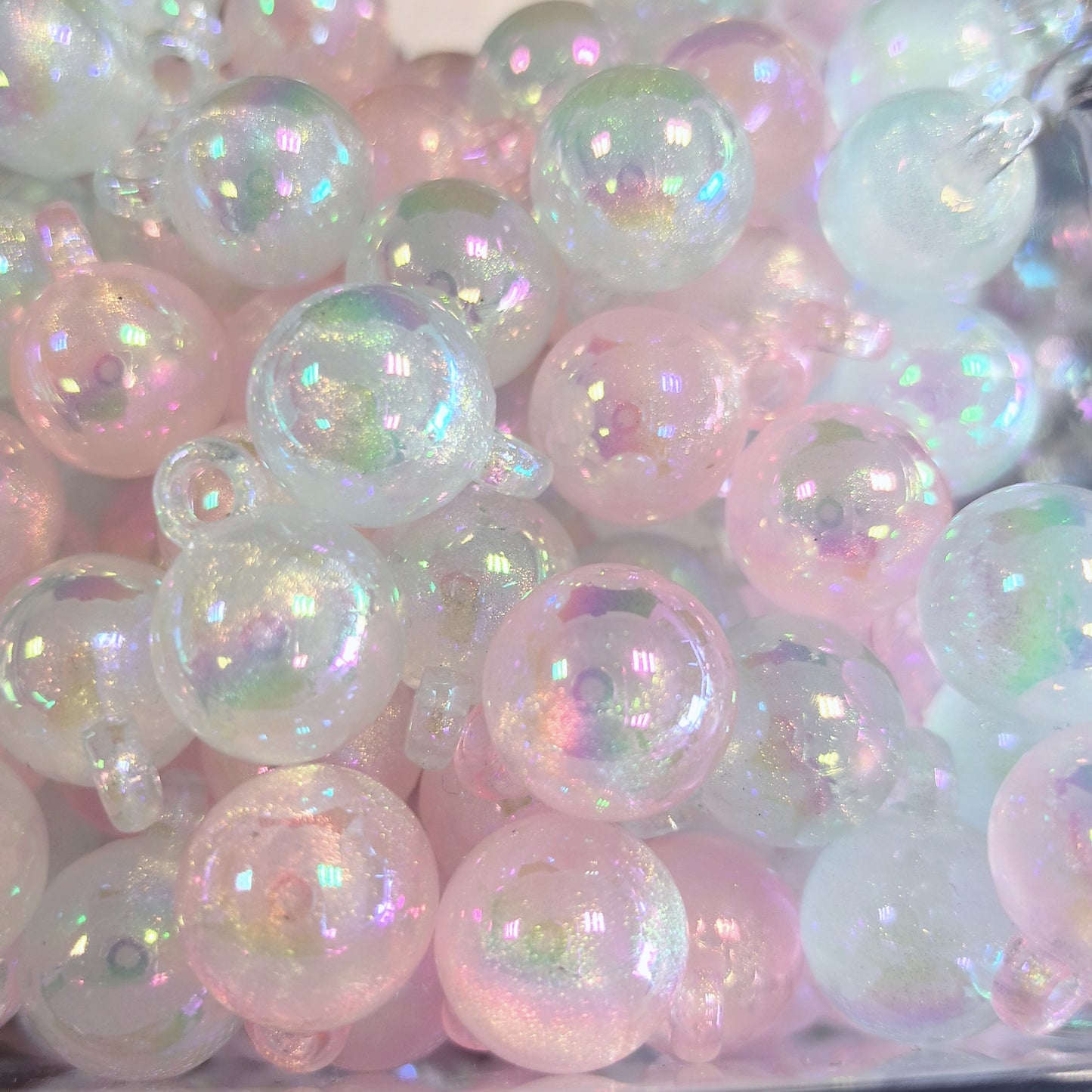 LIVE MIX Random Galaxy Luminous Jelly Pendant Beads