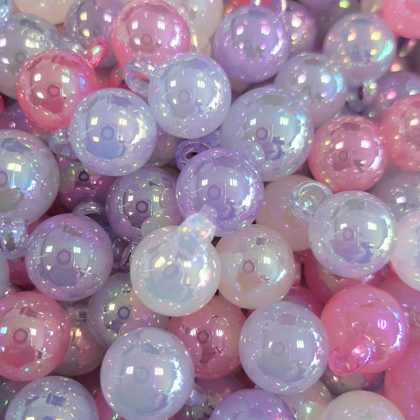 LIVE MIX Random Galaxy Luminous Jelly Pendant Beads