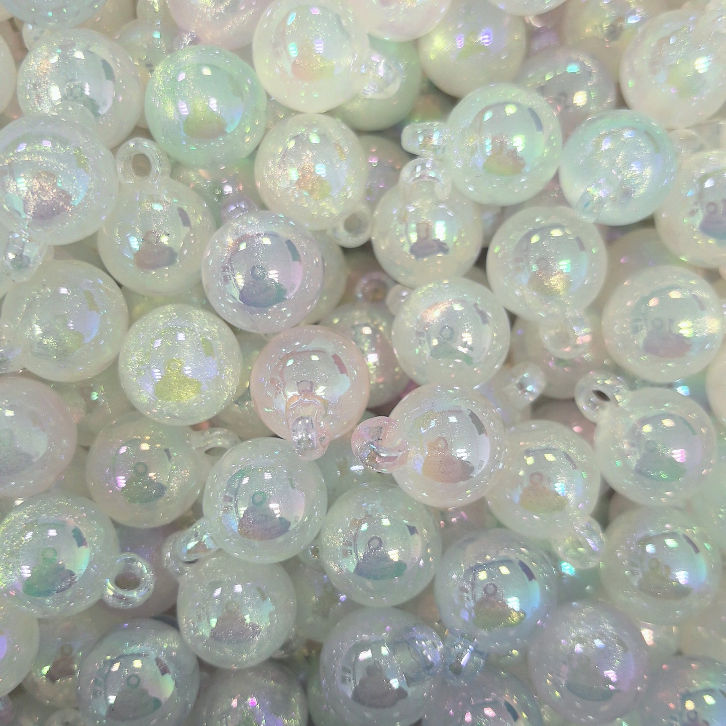 LIVE MIX Random Galaxy Luminous Jelly Pendant Beads