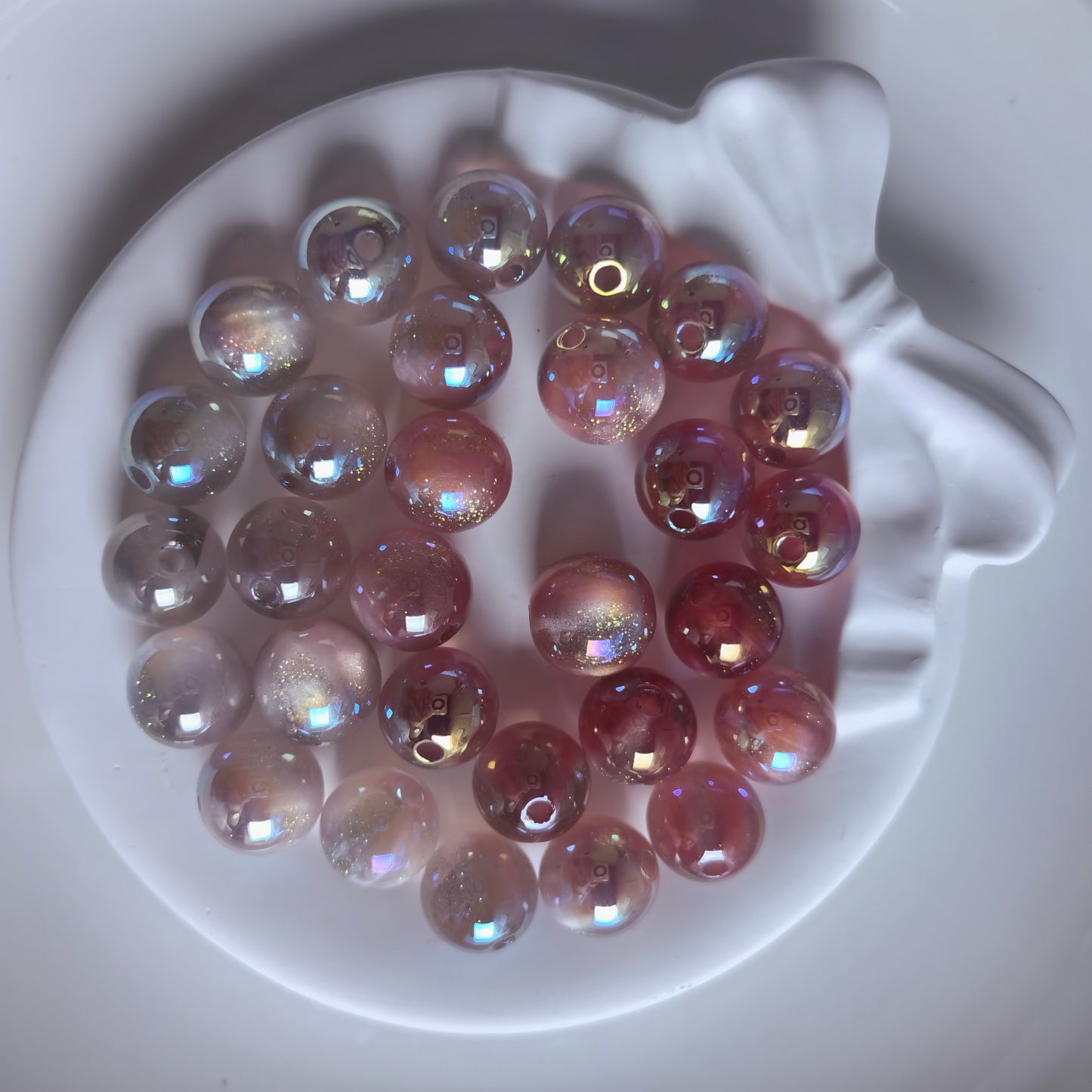 12mm Luxury Acrylic Color Change Beads