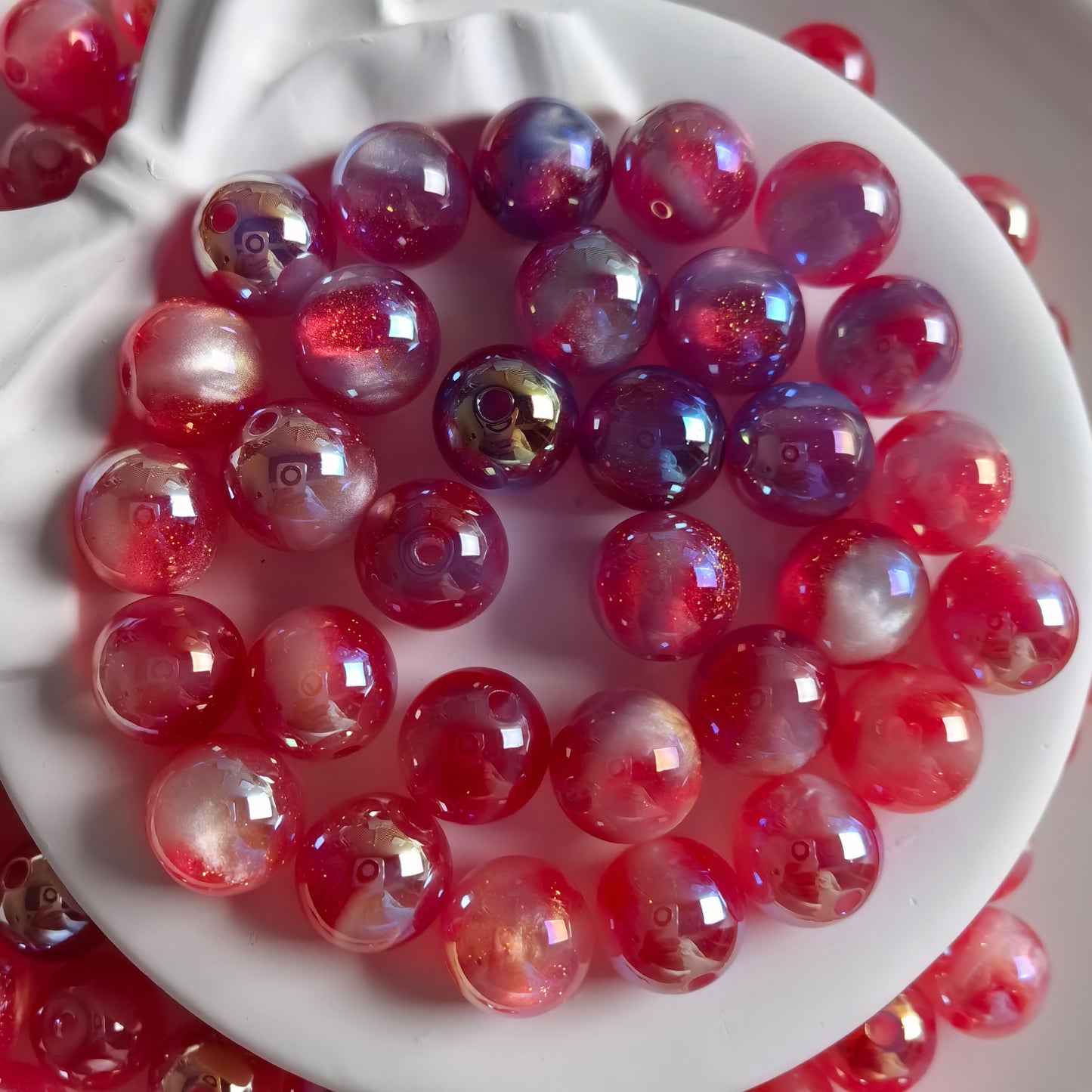 12mm Luxury Acrylic Color Change Beads