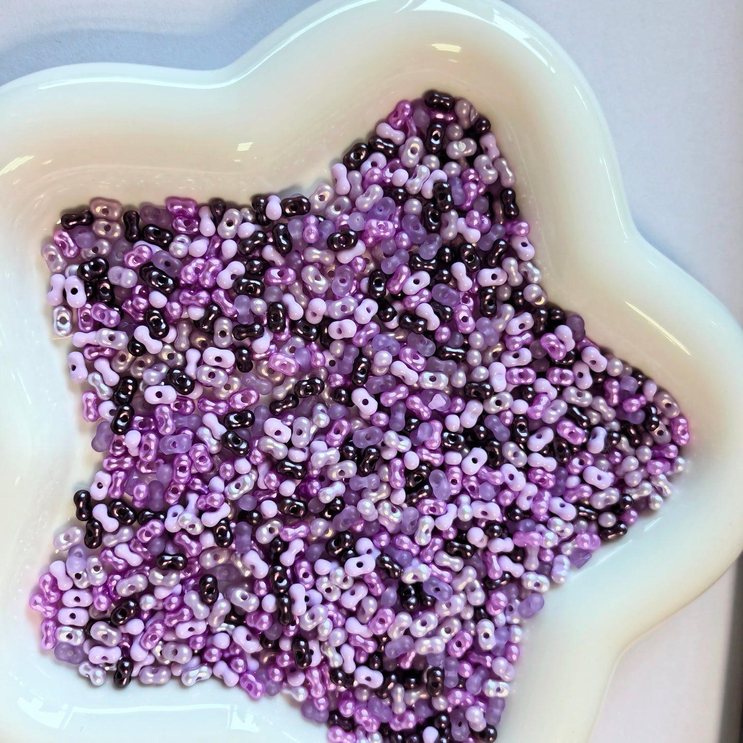 150g Acrylic Colorful Peanut Beads 3*6mm
