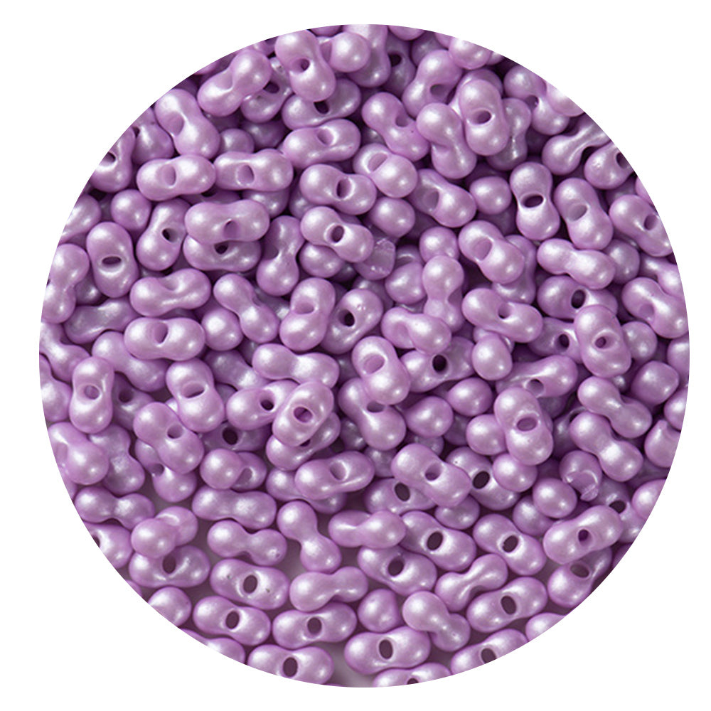 30g Glass Pearlescent Peanut Beads 3*6mm