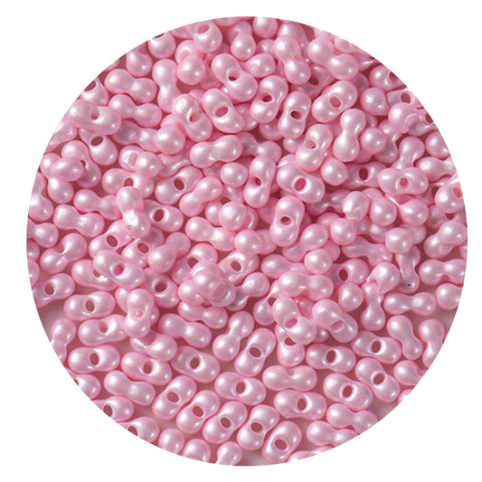 30g Glass Pearlescent Peanut Beads 3*6mm