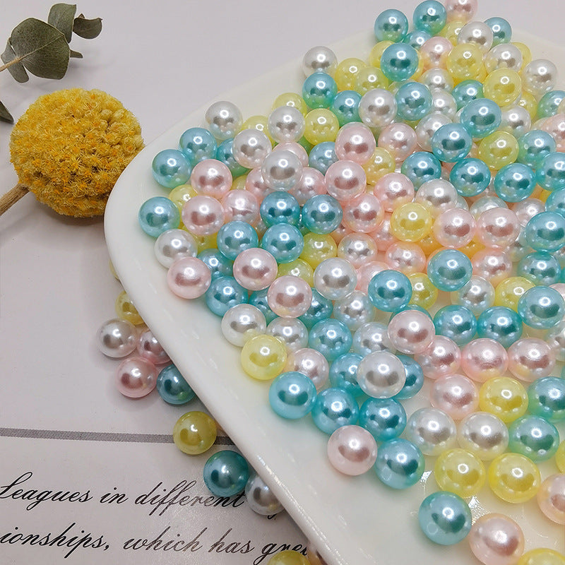 150pcs Colorful Mini Pearl Beads No Hole Mix Szie