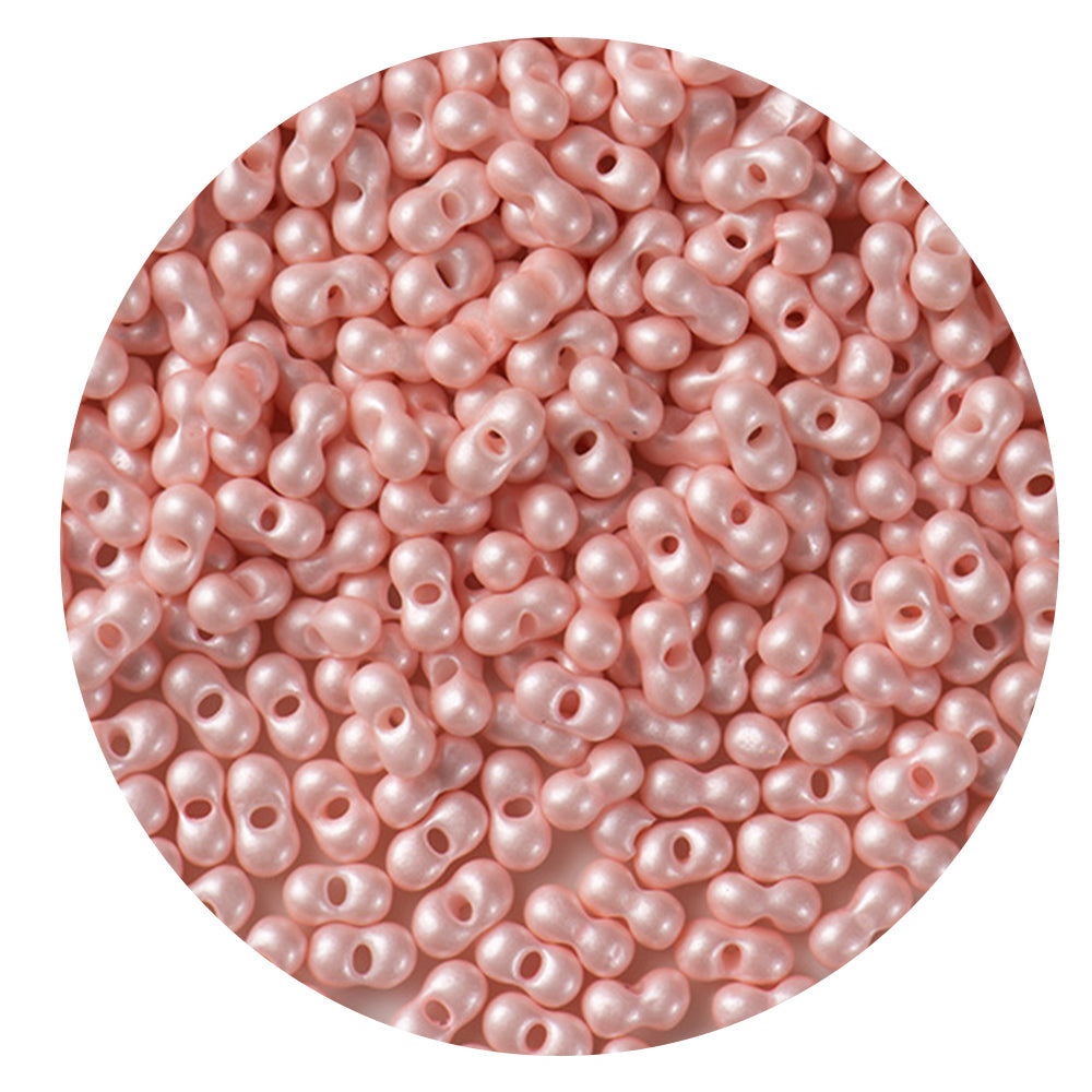 30g Glass Pearlescent Peanut Beads 3*6mm