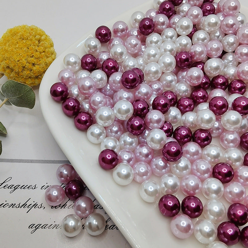 150pcs Colorful Mini Pearl Beads No Hole Mix Szie