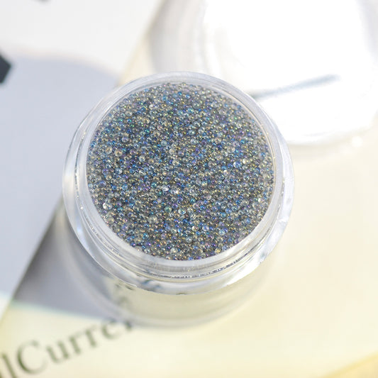 16g Transparent caviar nail art accessories glass non-porous crystal sand