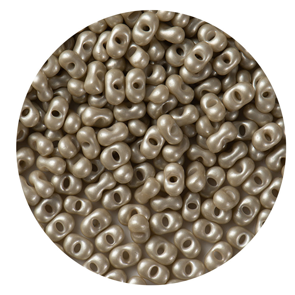 30g Glass Pearlescent Peanut Beads 3*6mm