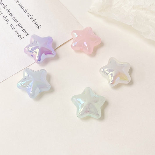UV Jelly Star Acrylic Beads