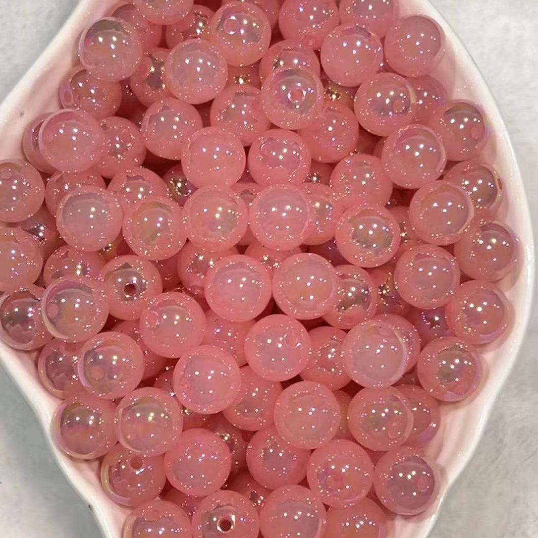 16mm Galaxy UV Light Variation Cat Eye Round beads