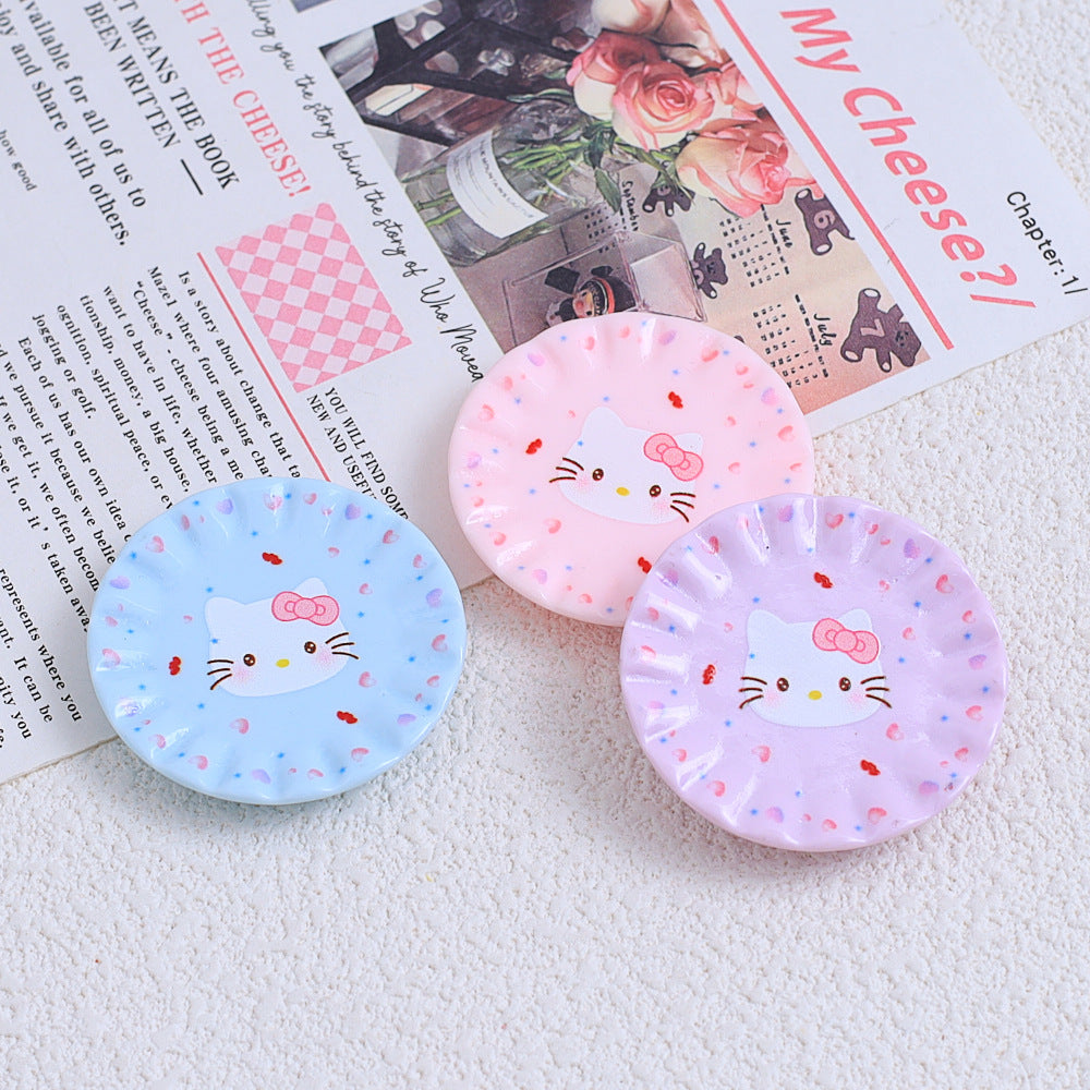 Mix 20pcs Cute Hello Kitty Plate Creative Food Charm