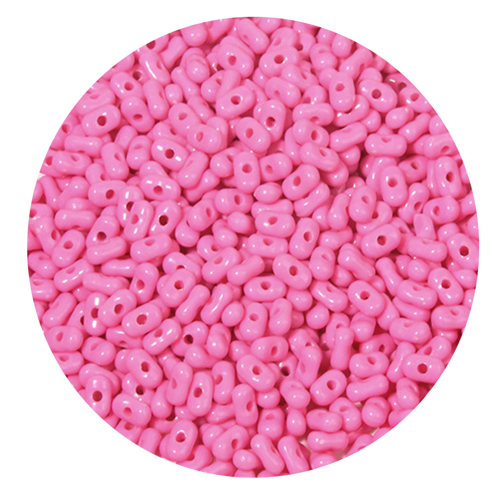 10g Solid Color Acrylic Pearlescent Peanut Beads 4*6mm