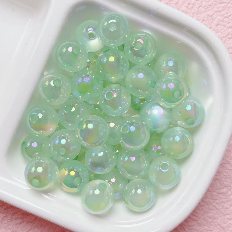 16mm UV Jelly Cat Eye Round beads