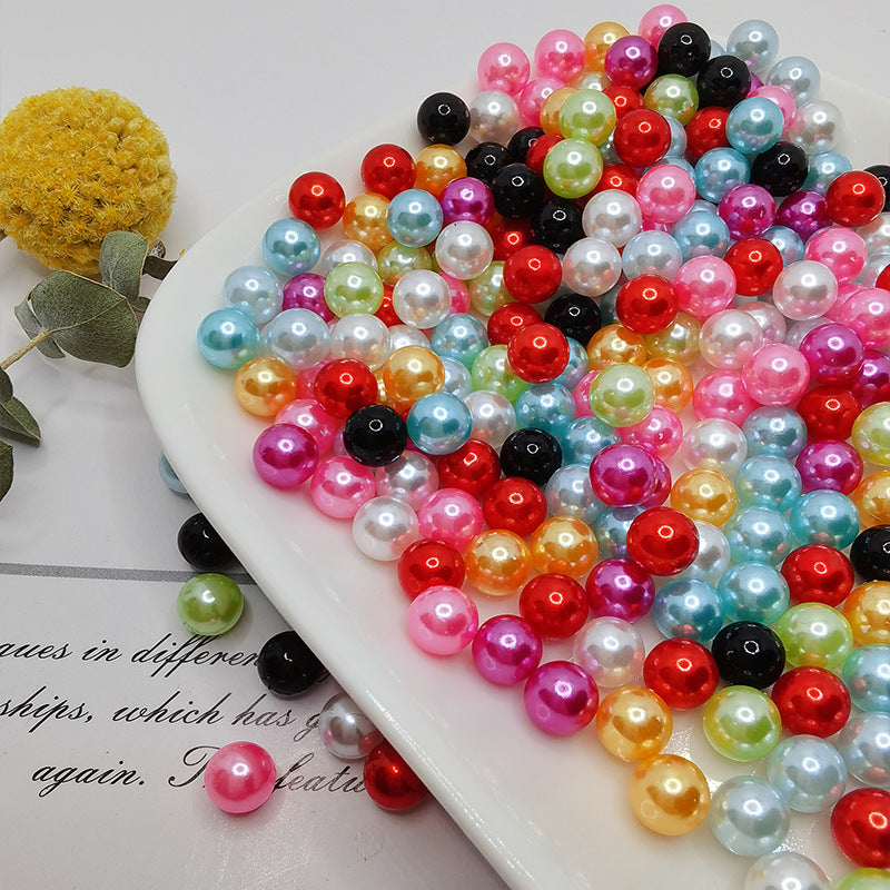 150pcs Colorful Mini Pearl Beads No Hole Mix Szie