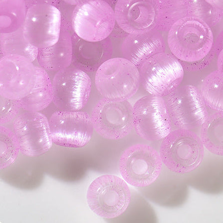 4mm Glass Cat Eye Color Seed Beads