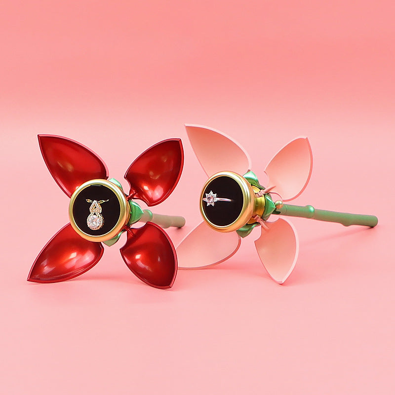 Rose Gift Box & Ring Props Proposing and confessing on Valentine's Day