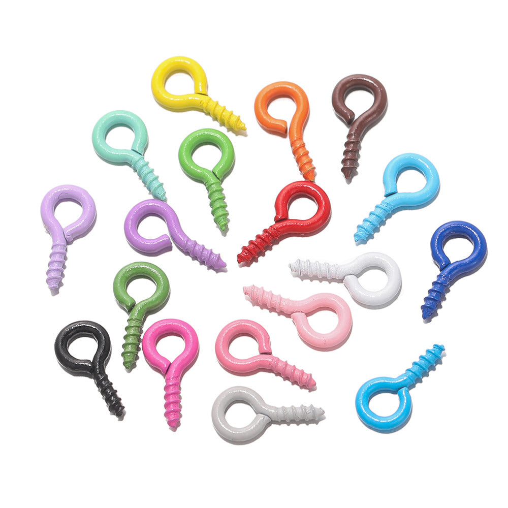 DIY Colorful Baking paint Screw horn 5mm*10mm