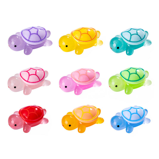 Micro Landscape Creative Luminous Turtle diy Decorations Little Turtle Blind Bag Accessories Mini Desktop Mini Resin Ornament