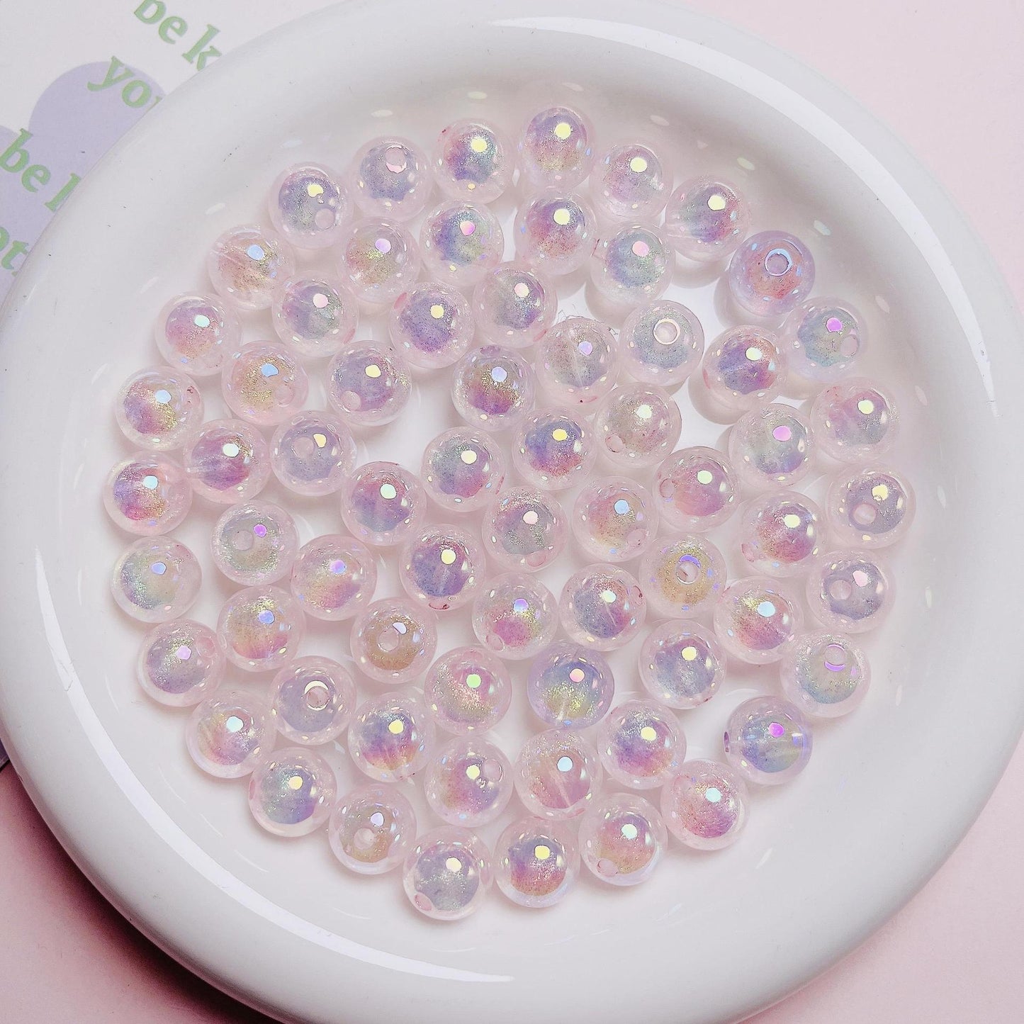 16mm UV Galaxy Luminous beads