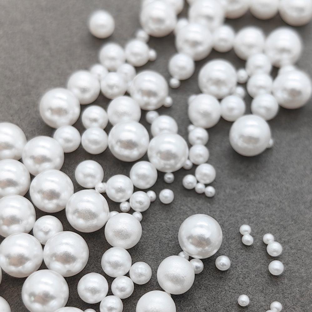 Acrylic  No hole Small pearl Beads