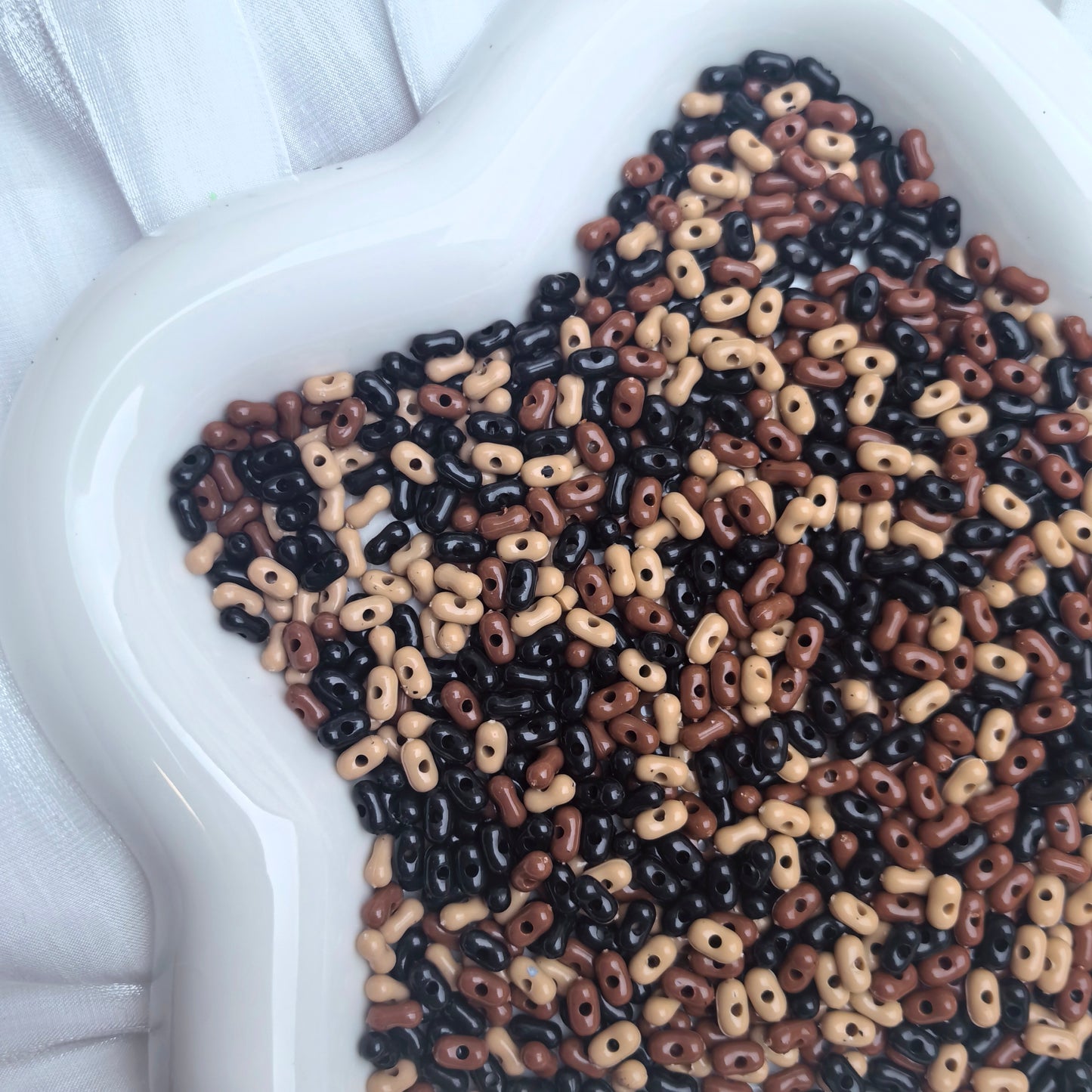 150g Acrylic Colorful Peanut Beads