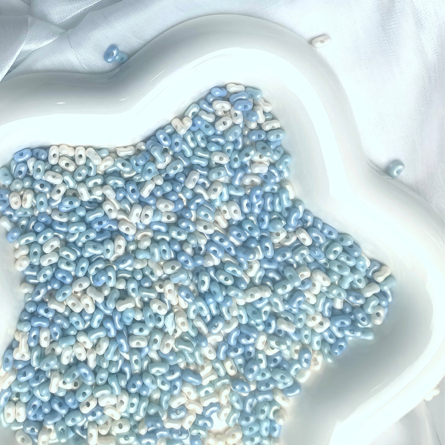 150g Acrylic Colorful Peanut Beads