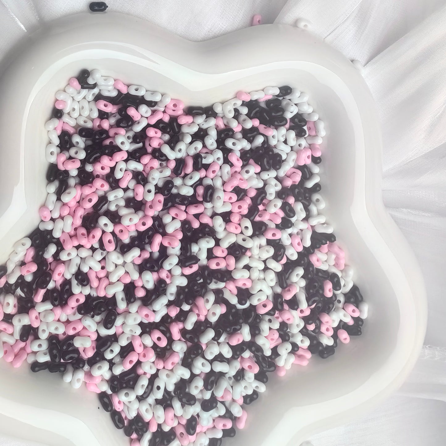 150g Acrylic Colorful Peanut Beads