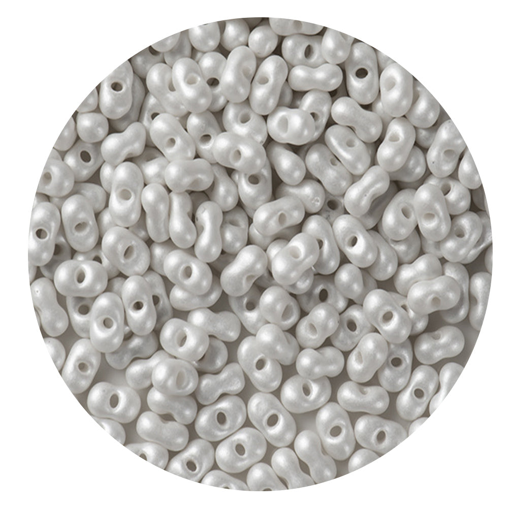30g Glass Pearlescent Peanut Beads 3*6mm