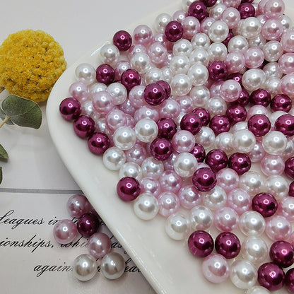 150pcs Colorful Mini Pearl Beads No Hole Mix Szie