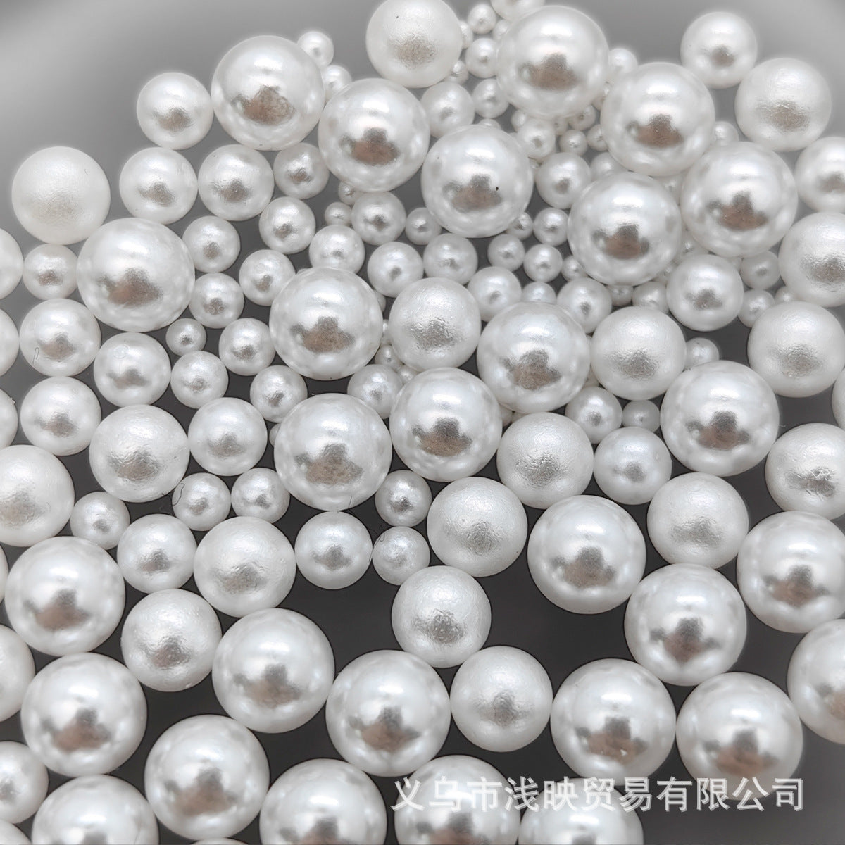 Acrylic  No hole Small pearl Beads