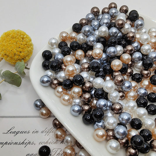150pcs Colorful Mini Pearl Beads No Hole Mix Szie