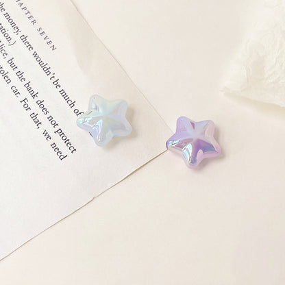 UV Jelly Star Acrylic Beads
