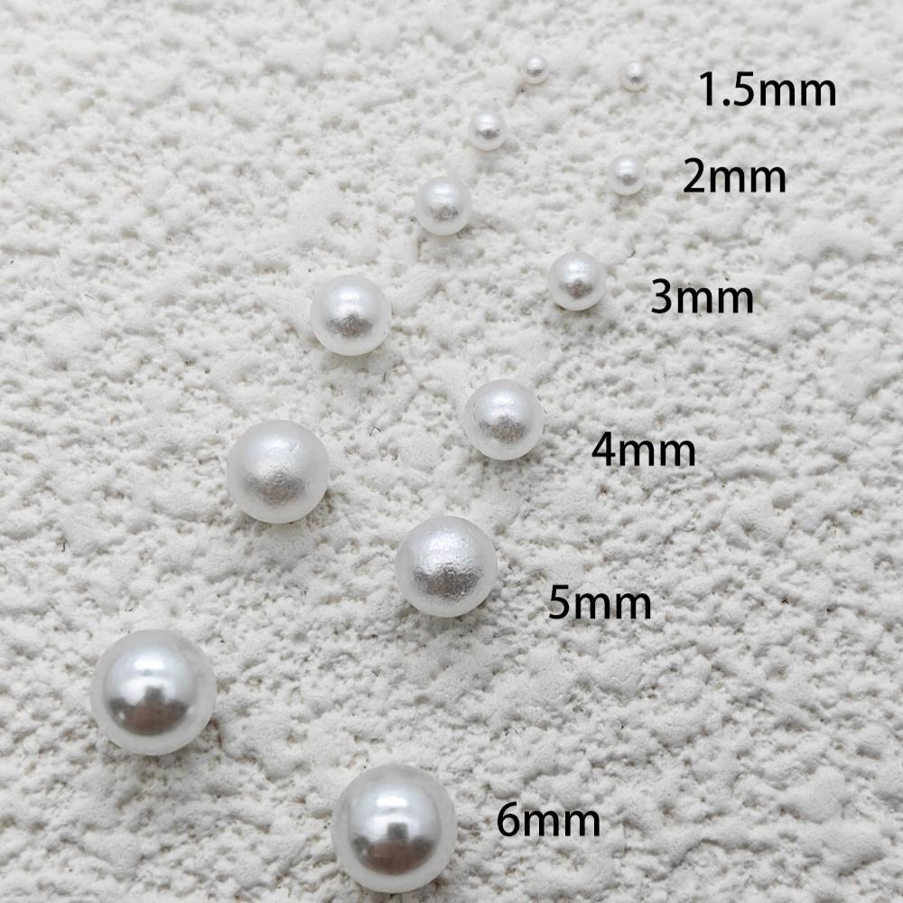 Acrylic  No hole Small pearl Beads