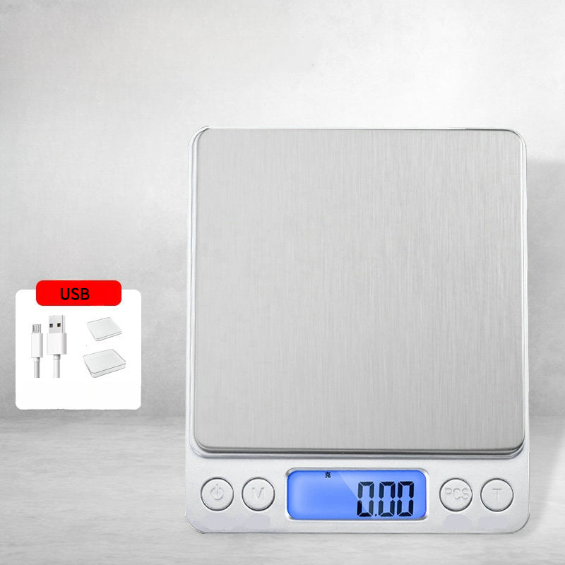 High Precision Jewelry Scale Mini Electronic Pocket Scale Portable Home Kitchen Scale 0.01G Food Balance Precision