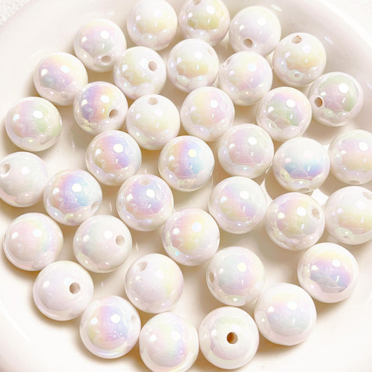 16mm Acrylic  colorful Round beads